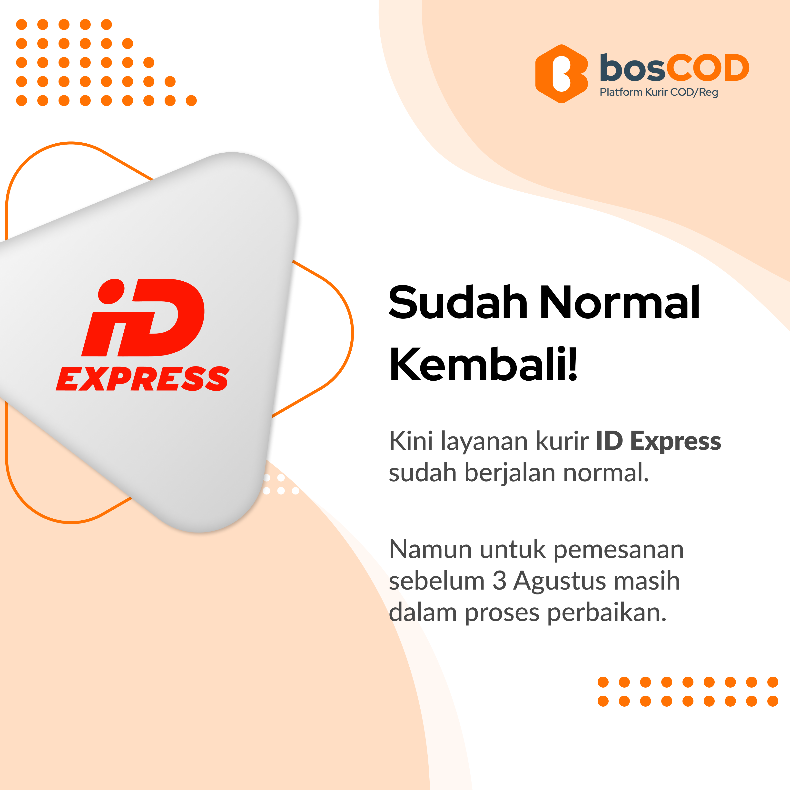 IDExpress Sudah Normal Kembali