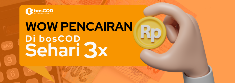 Wow, Pencairan di BosCOD 3x sehari