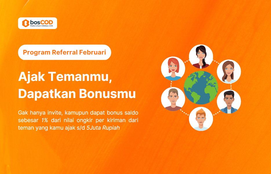 Ajak Temanmu dan Raih Bonusmu. Bonus Saldo s/d 5 Juta Rupiah