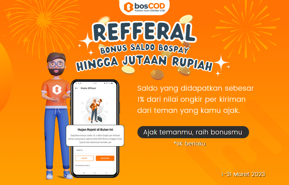 Ajak Temanmu dan Raih Bonusmu. Bonus Jutaan Rupiah