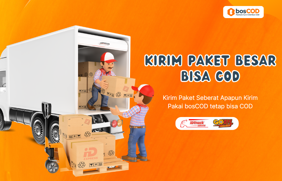Kirim Paket Besar dan Berat Bisa COD Seluruh Indonesia