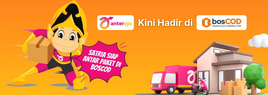 Anteraja Telah Hadir di bosCOD, Pilih Ekspedisi Sesukamu!