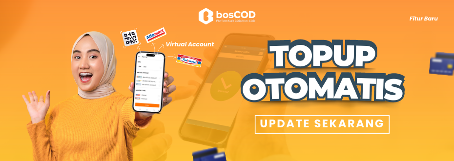 Update Versi Terbaru bosCOD, Topup Saldo Makin Cepat