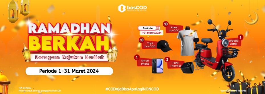Berkah Ramadhan di bosCOD. Kirim Paket di bosCOD di Bulan Ramadhan Raih Berkah-Nya