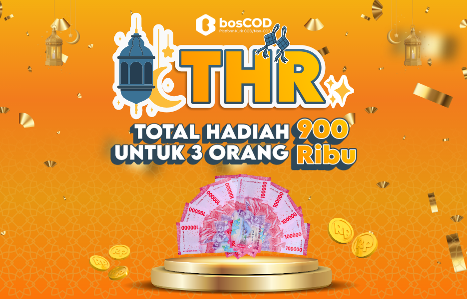 Promo THR bosCOD: Post Video Pengalaman dan Keseruanmu pakai bosCOD di IG Story menangkan Total Hadiah 900rb