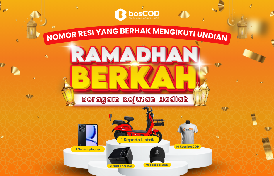 Nomor Resi yang Berhak mendapatkan Nomor Undian Event Ramadhan BERKAH bosCOD