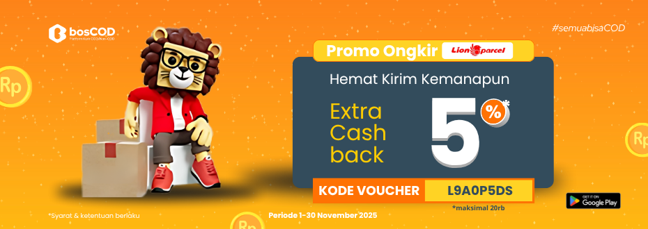 Cashback Ongkir 5% Lion Parcel November 2025