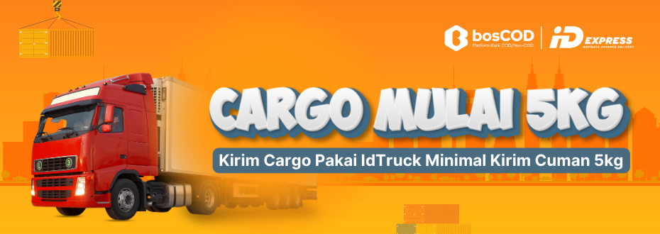Perubahan Minimal Kirim IDTruck di bosCOD TURUN jadi 5kg