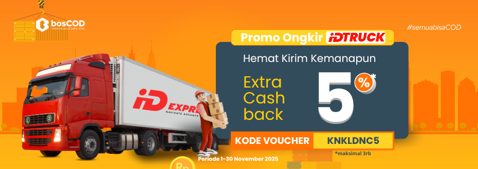 Cashback Ongkir 5% IDTruck November 2025